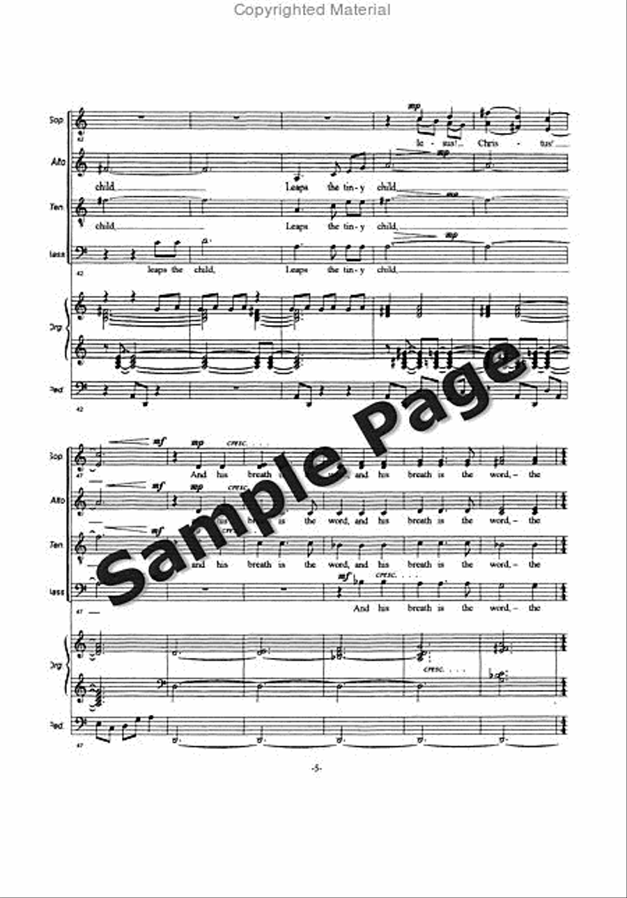 Pilgrim Jesus SSAATTBB scores gallery preview page 10