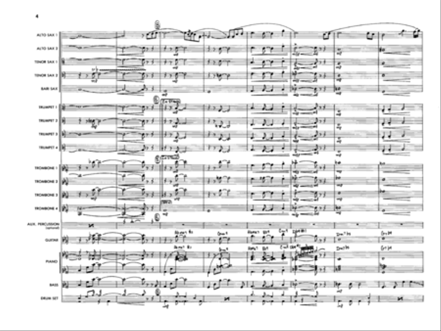 Bahia Bahia Jazz Ensemble scores gallery preview page 4