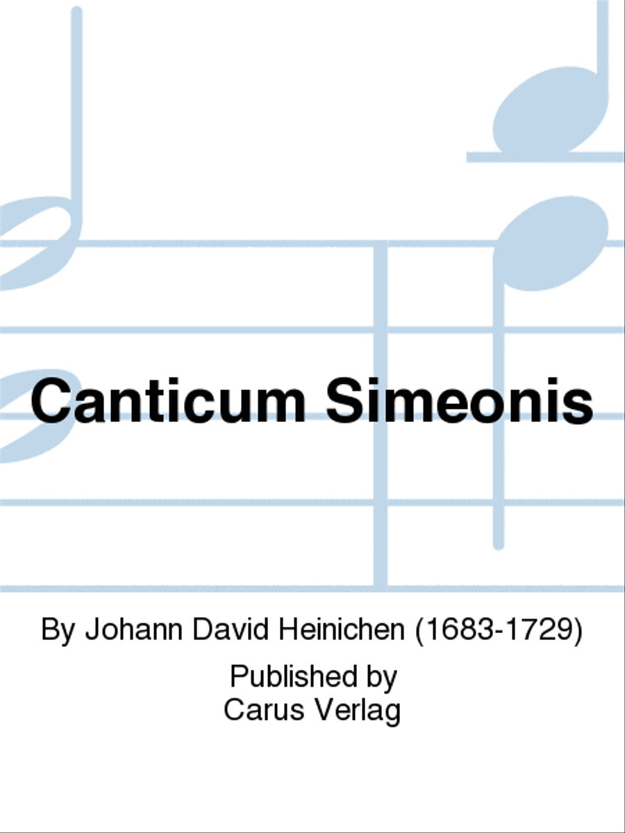 Canticum Simeonis (Der Lobgesang des Simeon) 4-Part scores gallery preview page 1