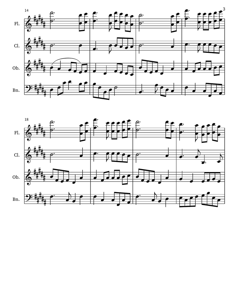 I Know That My Redeemer Lives Woodwind Quartet scores gallery preview page 3