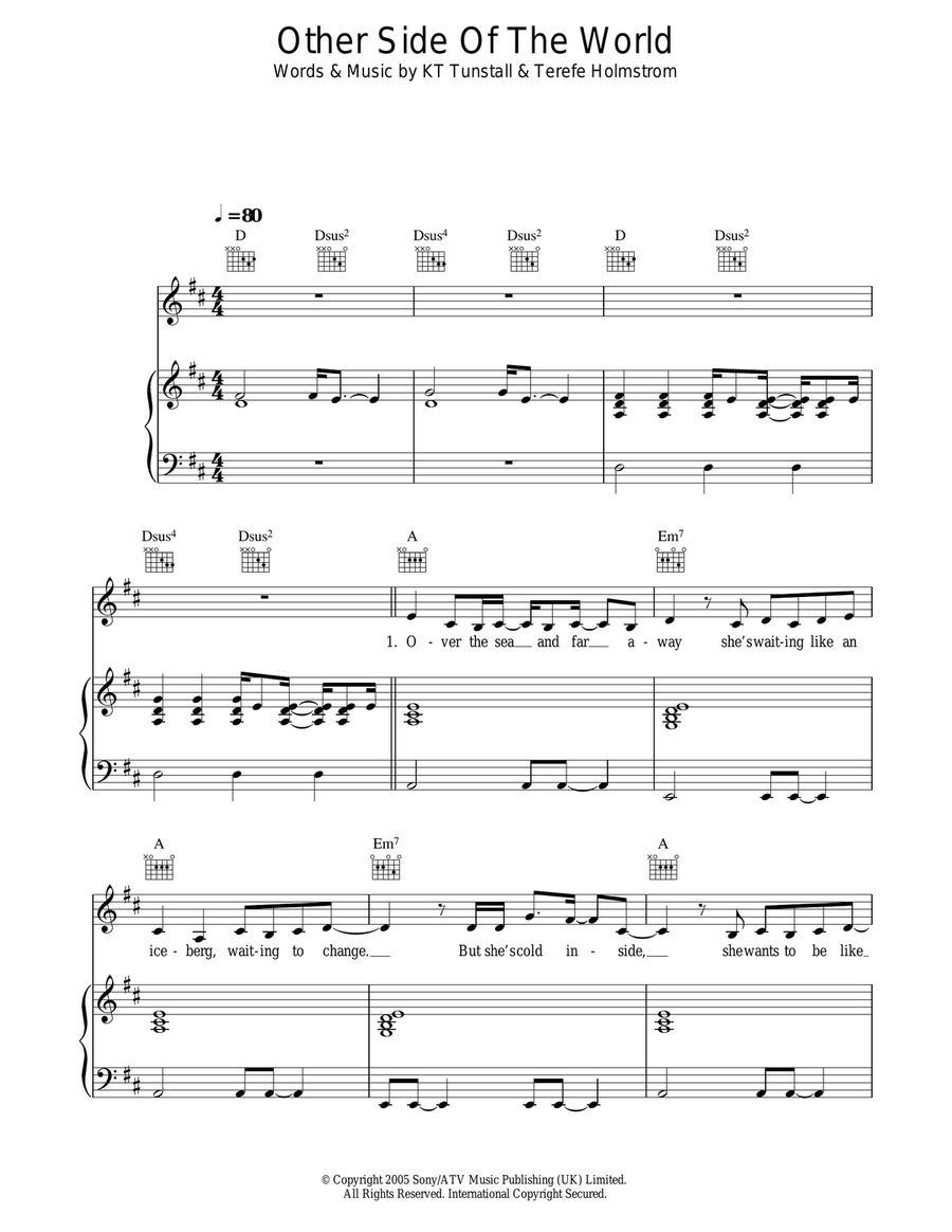 Other Side Of The World Acoustic Guitar scores gallery preview page 1