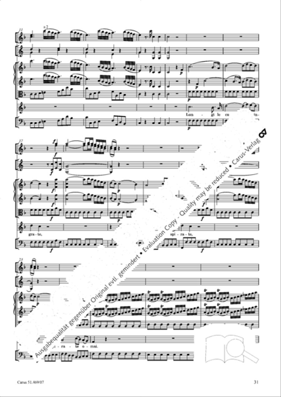 Davide penitente 4-Part scores gallery preview page 44