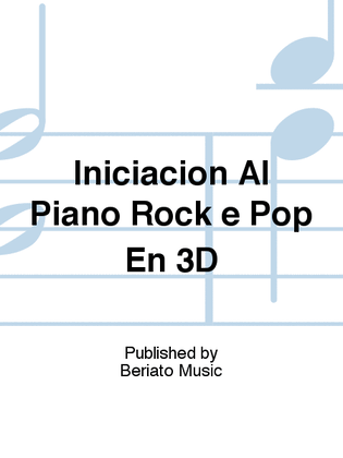 Iniciación Al Piano Rock e Pop En 3D