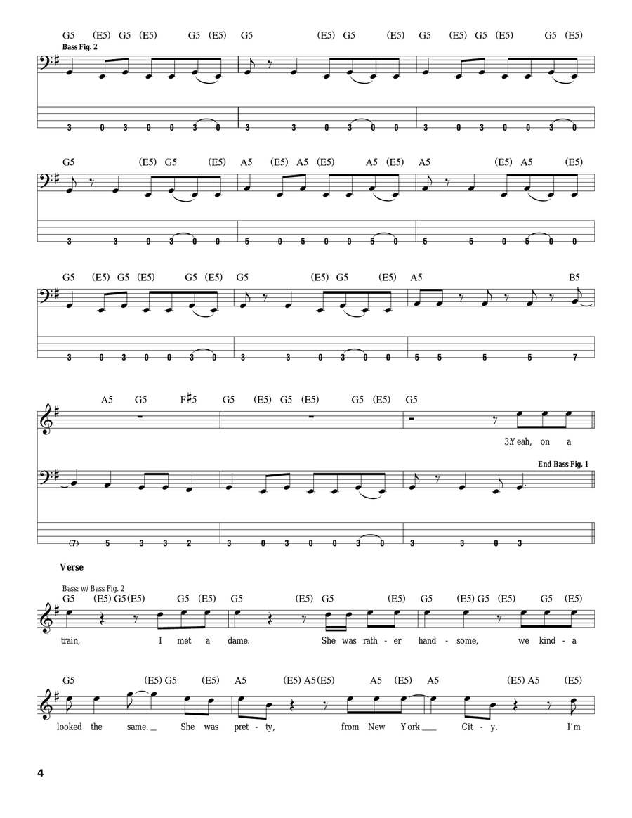 Train Kept A-Rollin' Acoustic Guitar scores gallery preview page 4