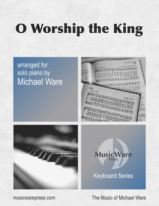 Book cover for O Worship the King (solo piano)