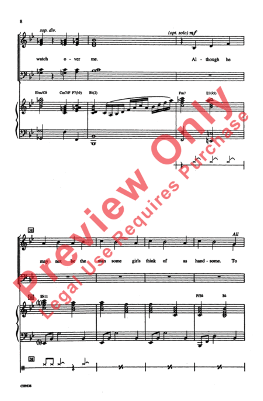 Someone to Watch Over Me Someone to Watch Over Me 4-Part scores gallery preview page 7
