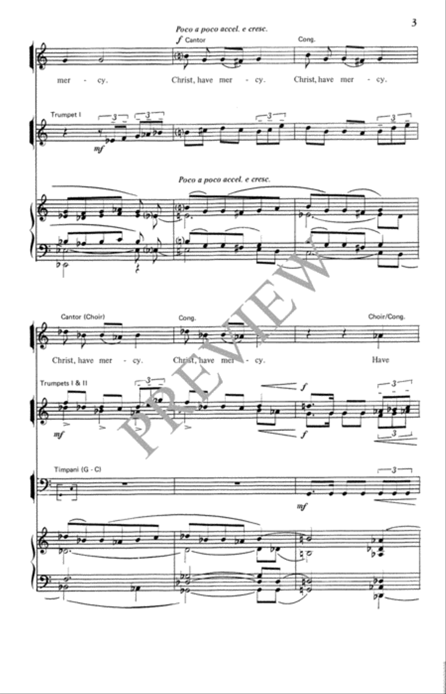 Festive Mass Festive Mass Unison Choir scores gallery preview page 4