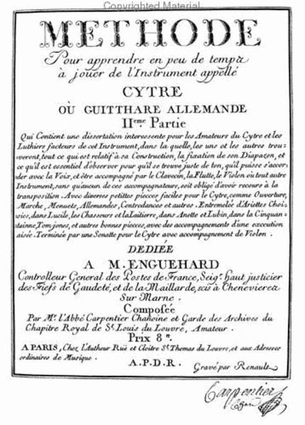 Methods & Treatises Guitar - Volume 1 - France 1600-1800