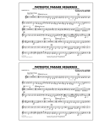 Book cover for Patriotic Parade Sequence - Baritone T.C.