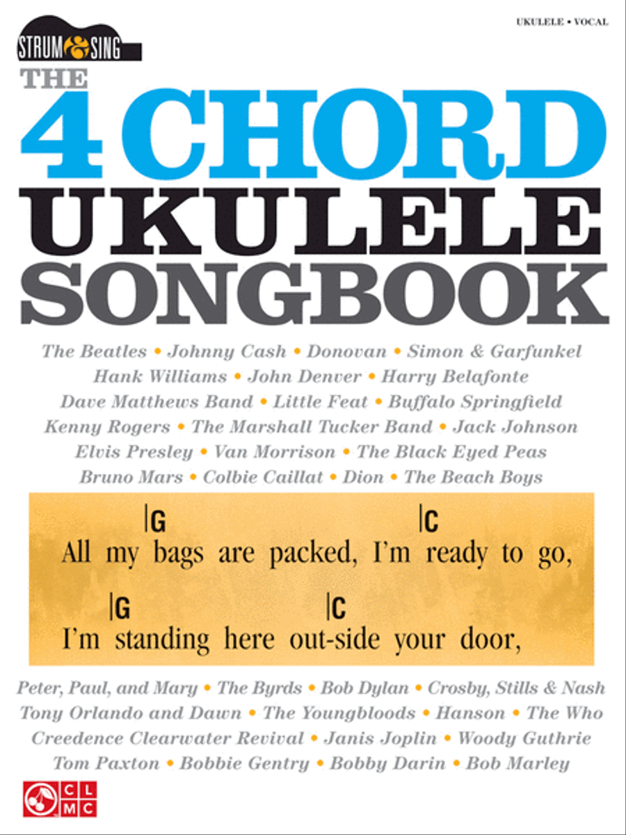 The 4-Chord Ukulele Songbook Voice scores gallery preview page 1