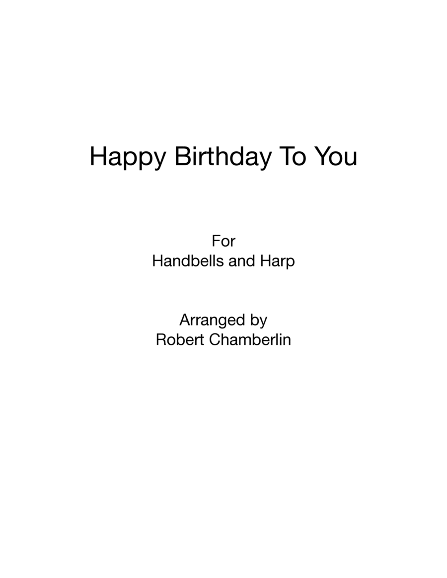 Happy Birthday To You Chamber Music scores gallery preview page 1