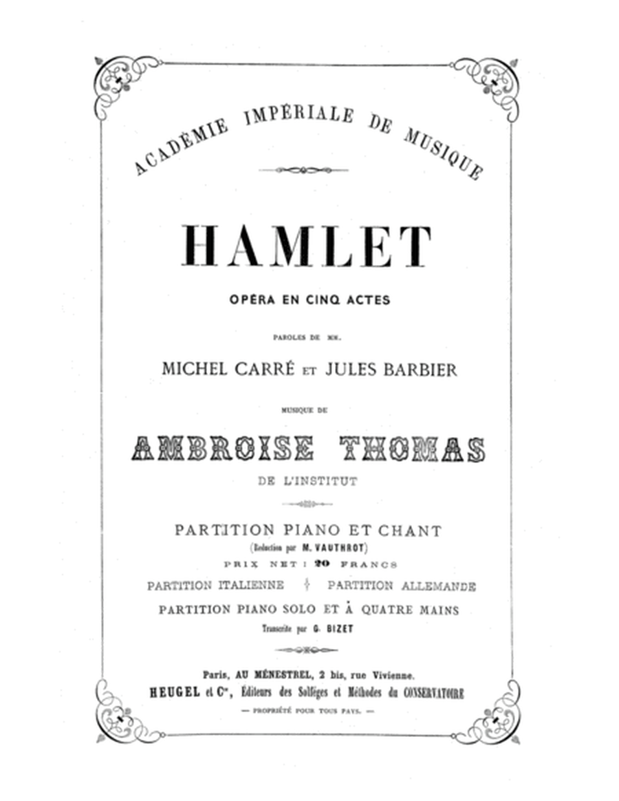 Prélude to Act I Scene 2 of Hamlet for Trombone & Piano