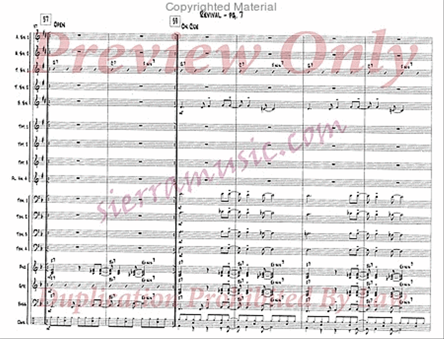Revival Revival Jazz Ensemble scores gallery preview page 8