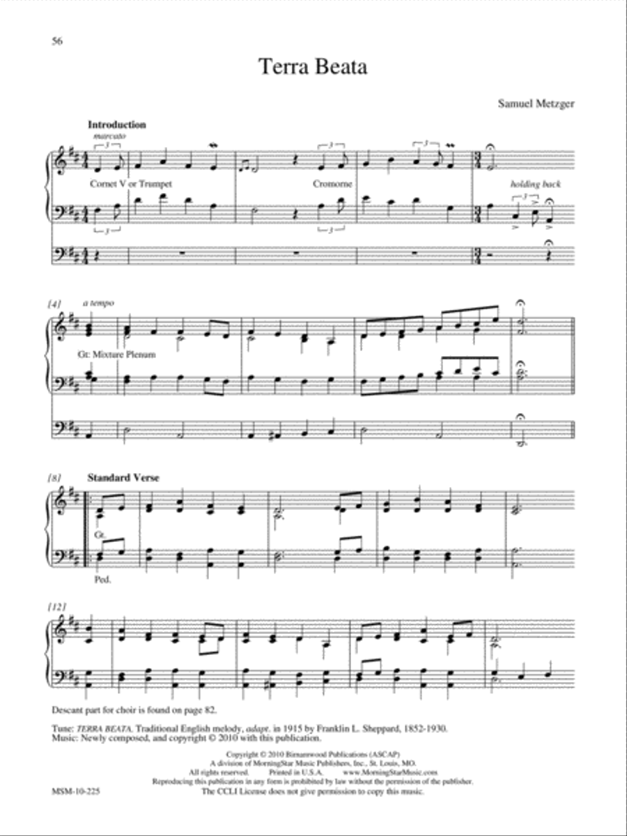 The Festival Hymn Collection, Volume 2 Organ scores gallery preview page 16