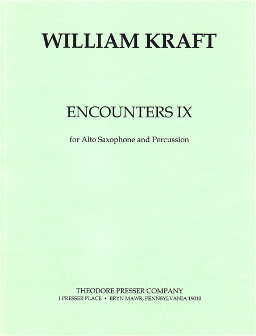 Encounters Ix Chamber Music scores gallery preview page 1