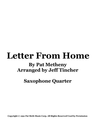 Letter From Home
