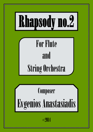 Rhapsody No.2 - for Flute and String orchestra (2014)