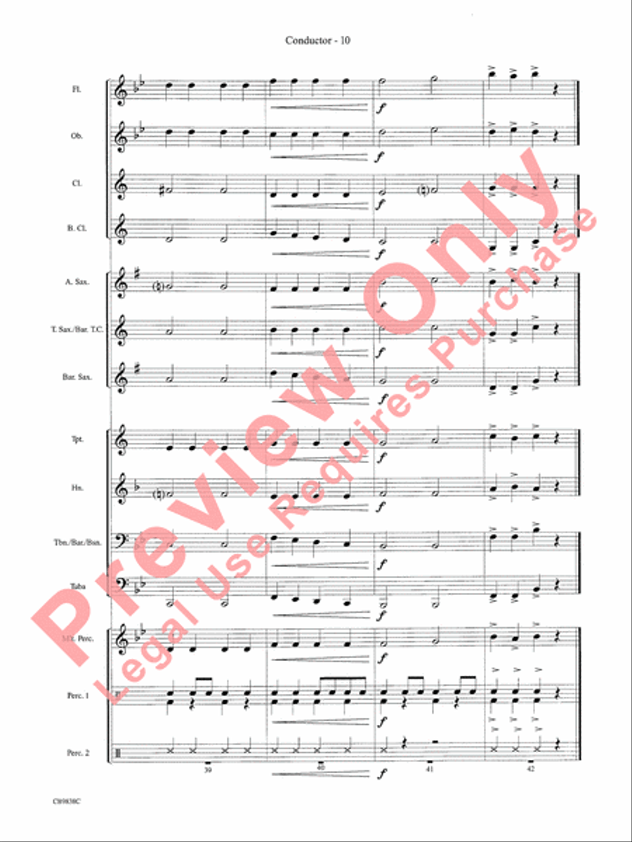 Winter Wonderland Winter Wonderland Concert Band scores gallery preview page 12