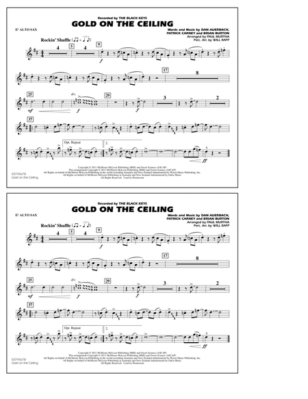 Gold On The Ceiling - Eb Alto Sax