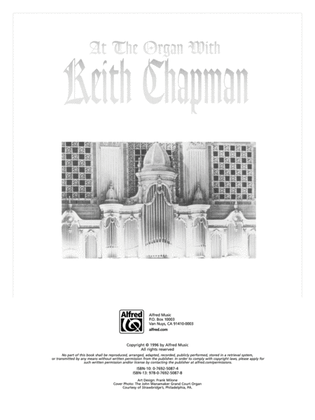 Book cover for At the Organ with Keith Chapman