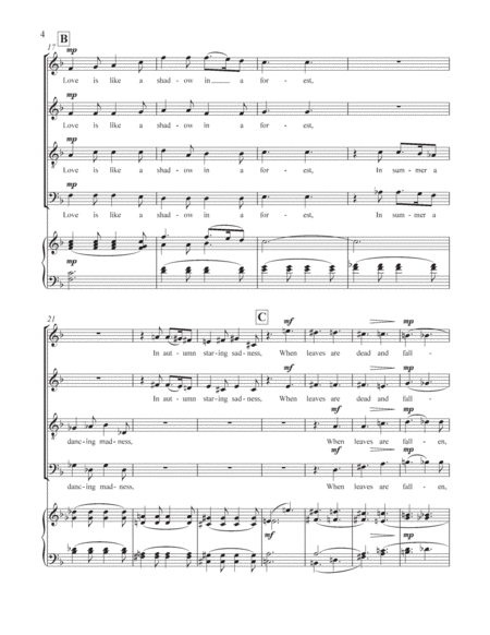 Siciliano (Love is like a wind upon the water) (Downloadable Choral Score)