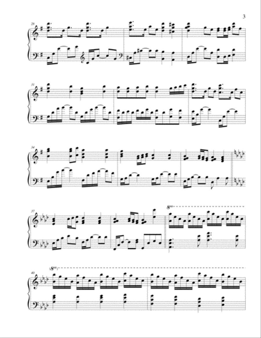 Power Medley Piano Solo scores gallery preview page 4