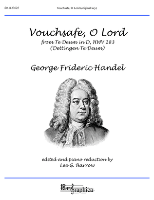 Book cover for Vouchsafe, O Lord (original key)