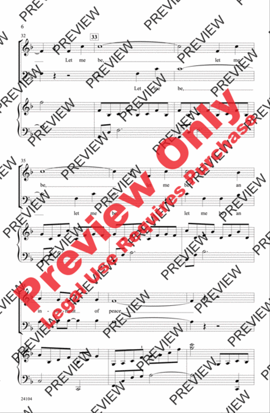 Instrument of Peace Instrument of Peace 4-Part scores gallery preview page 5
