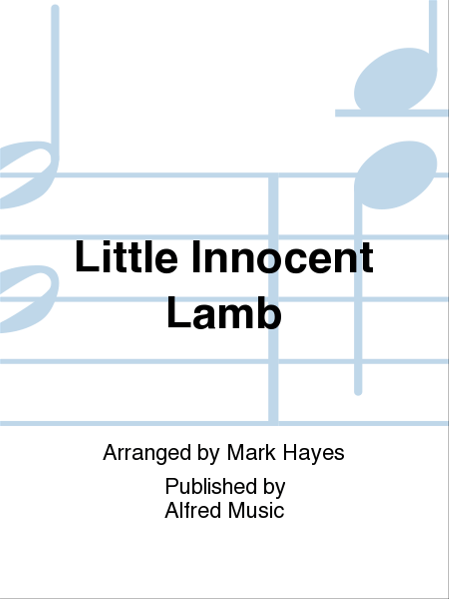 Little Innocent Lamb 3-Part scores gallery preview page 1