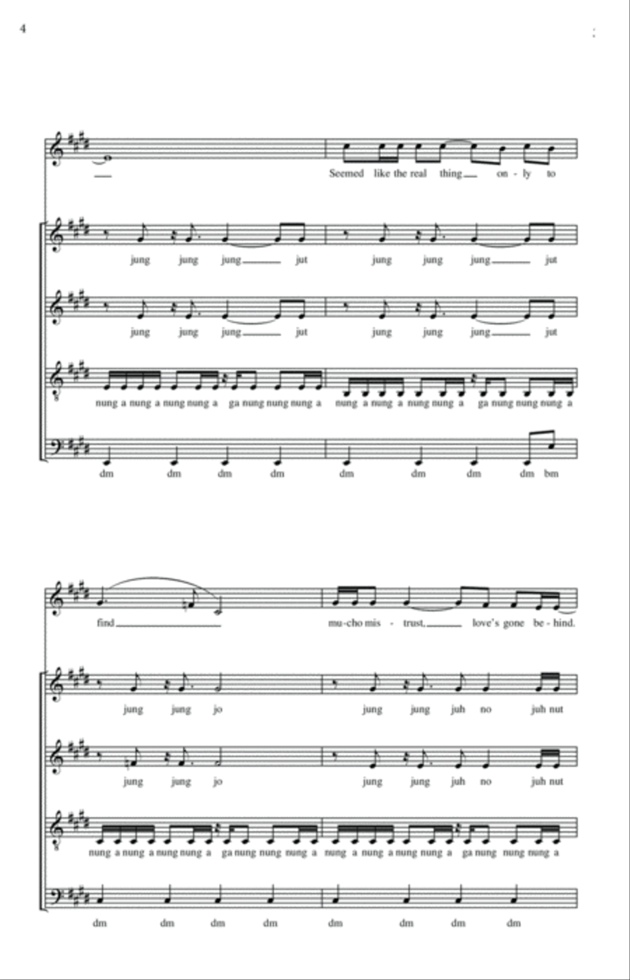 Heart Of Glass 4-Part scores gallery preview page 3