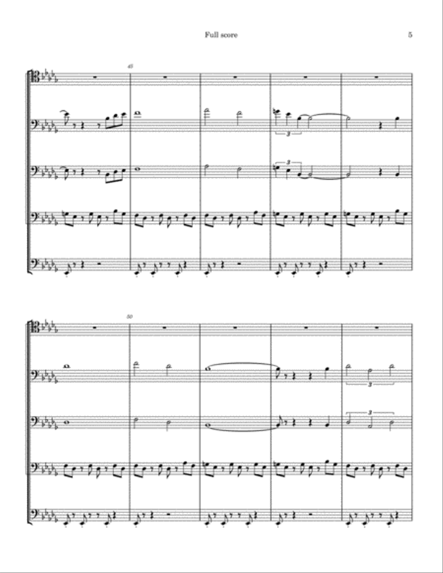 A New Beginning A New Beginning Trombone Solo scores gallery preview page 5