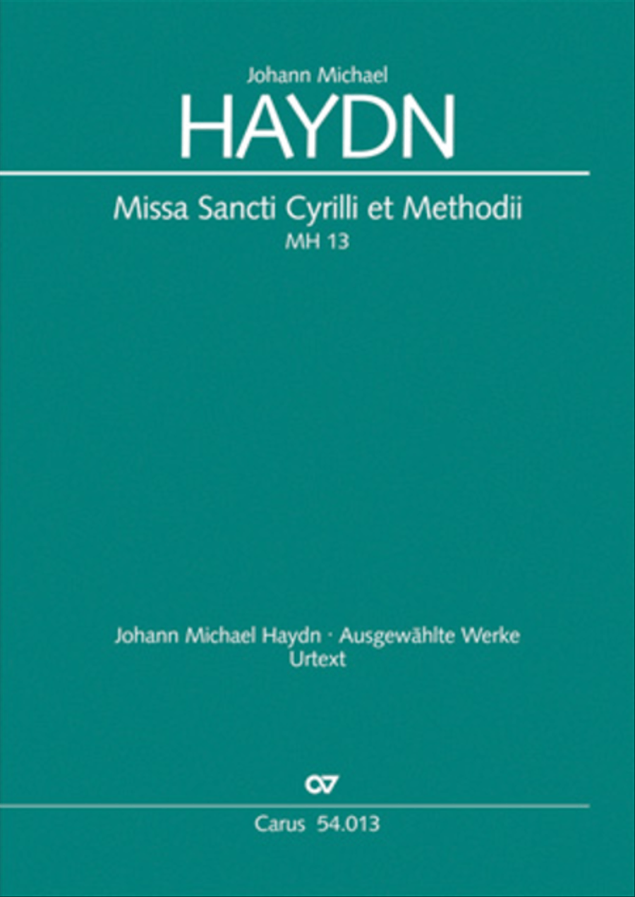 Missa Sancti Cyrilli et Methodil 4-Part scores gallery preview page 1