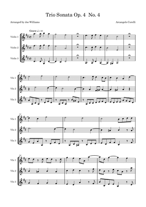 Book cover for Trio Sonata Op 4 No 4