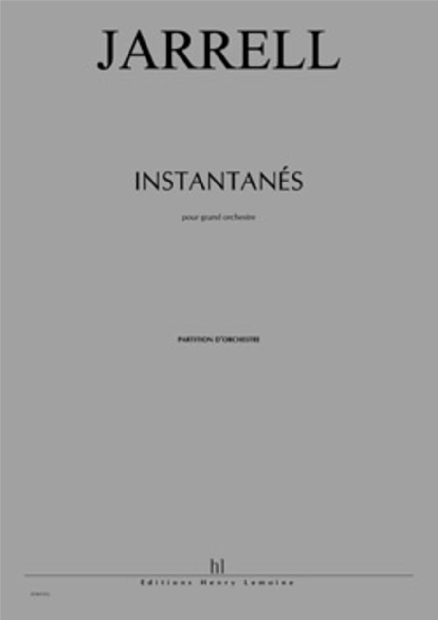 Instantanes Instantanes Orchestra scores gallery preview page 1