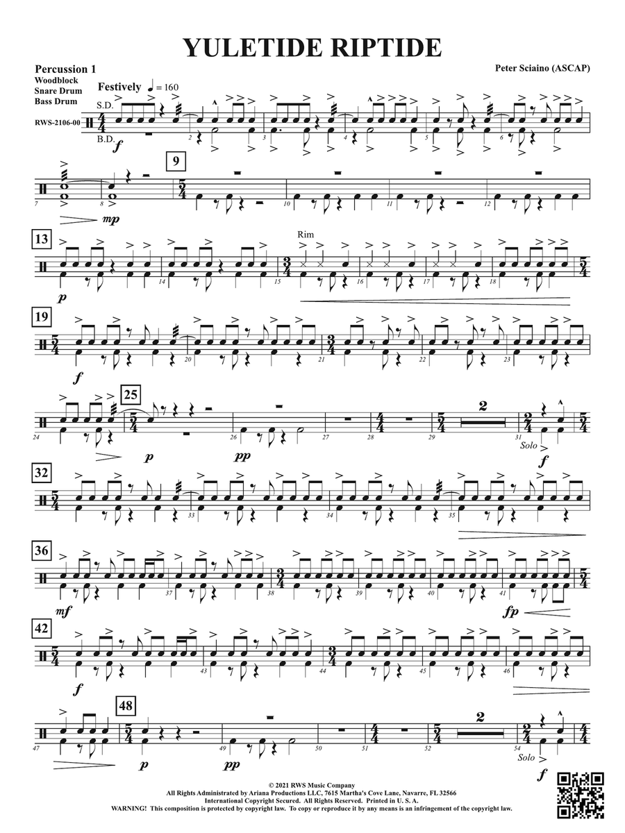 Yuletide Riptide: 1st Percussion