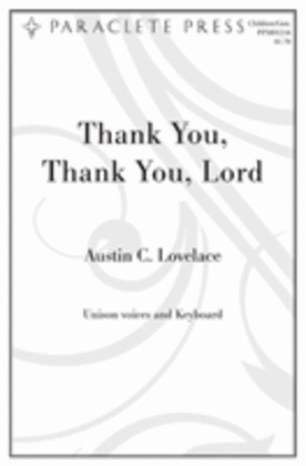 Book cover for Thank You, Thank You, Lord