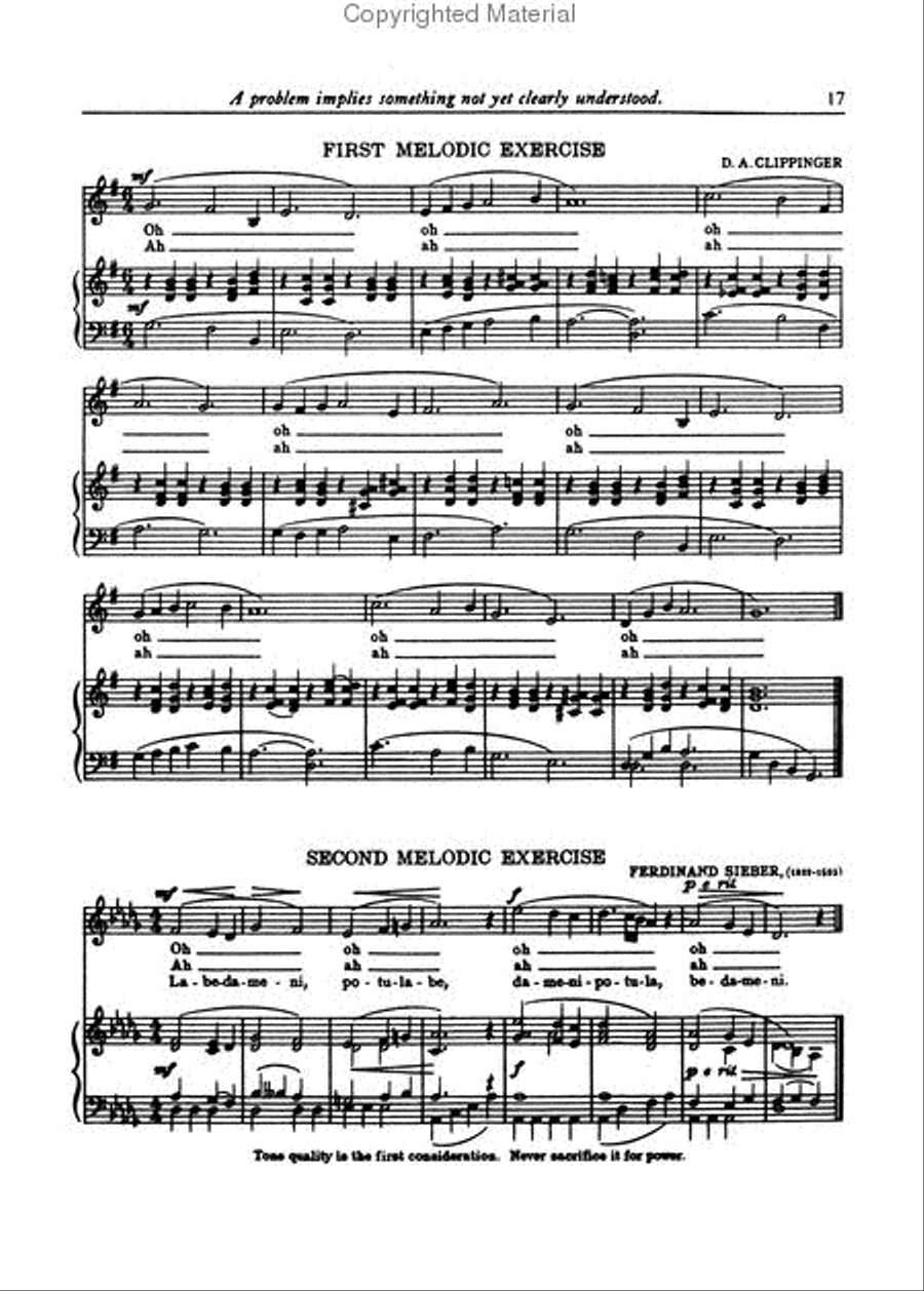 The Clippinger Class-Method Of Voice Culture Chamber Music scores gallery preview page 3