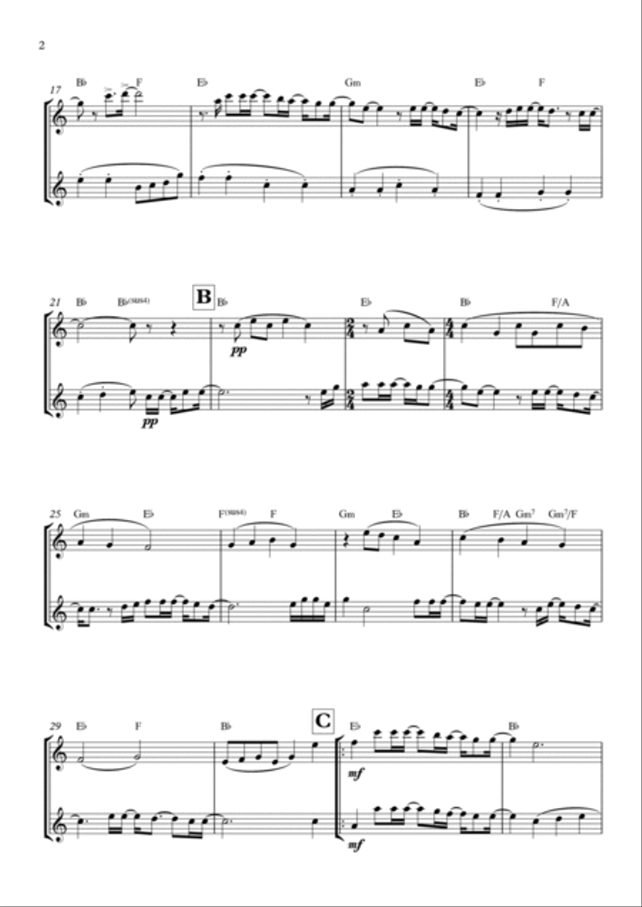 Goodness Of God String Duet scores gallery preview page 2