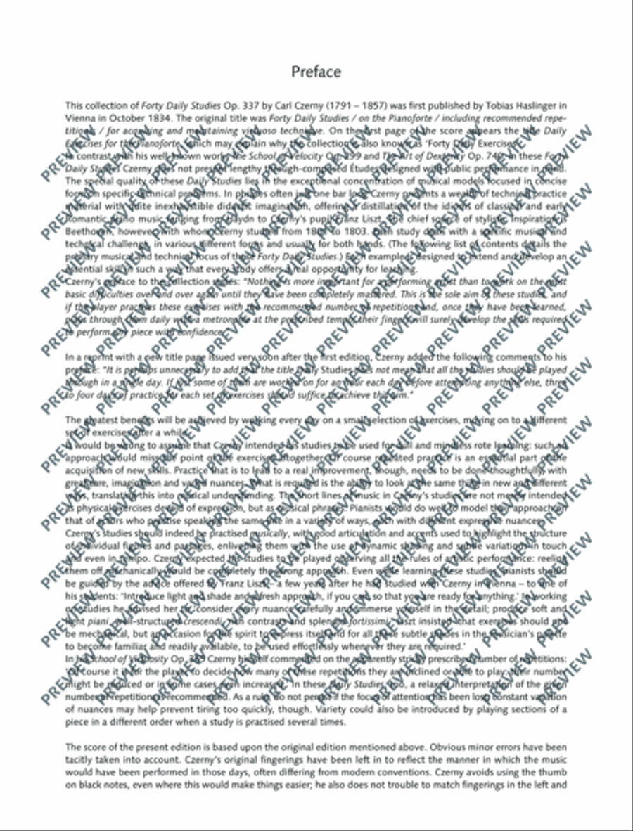 40 Daily Exercises Piano Method scores gallery preview page 5