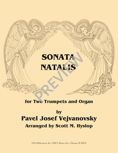 Sonata Natalis by Pavel Josef Vejvanovsky Trumpet - Sheet Music