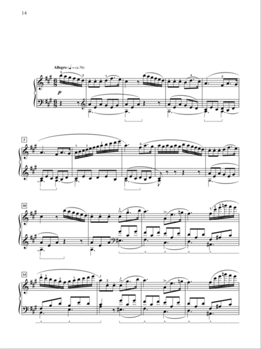 Sonata in A Major, Op. 120, D. 664 Small Ensemble scores gallery preview page 5