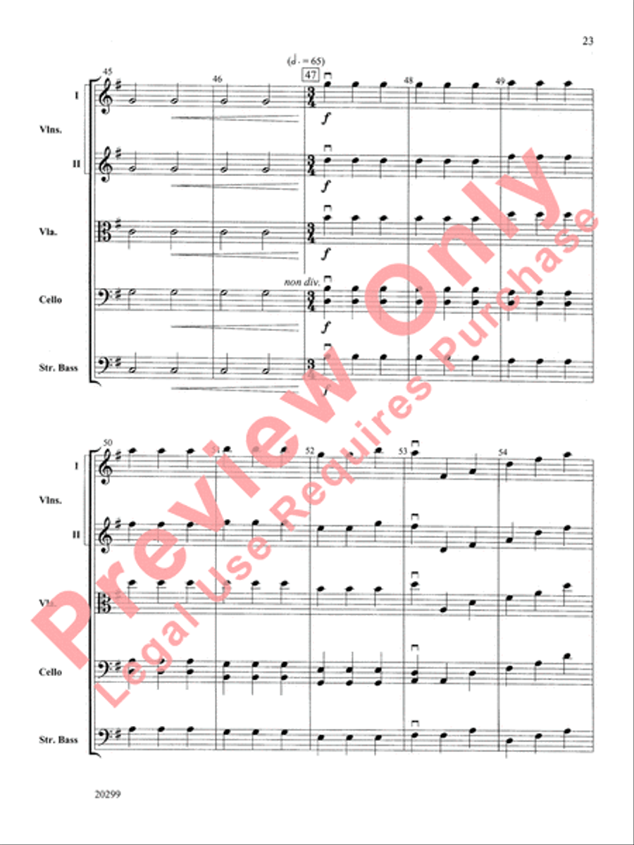 Pictures at an Exhibition, Selections from String Orchestra scores gallery preview page 24