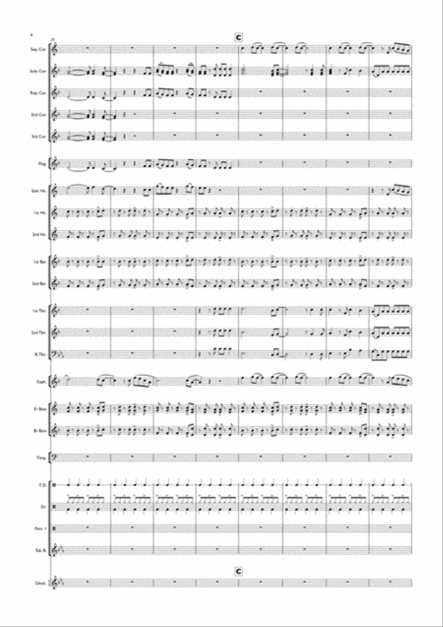 Viva La Vida Viva La Vida Brass Ensemble scores gallery preview page 5