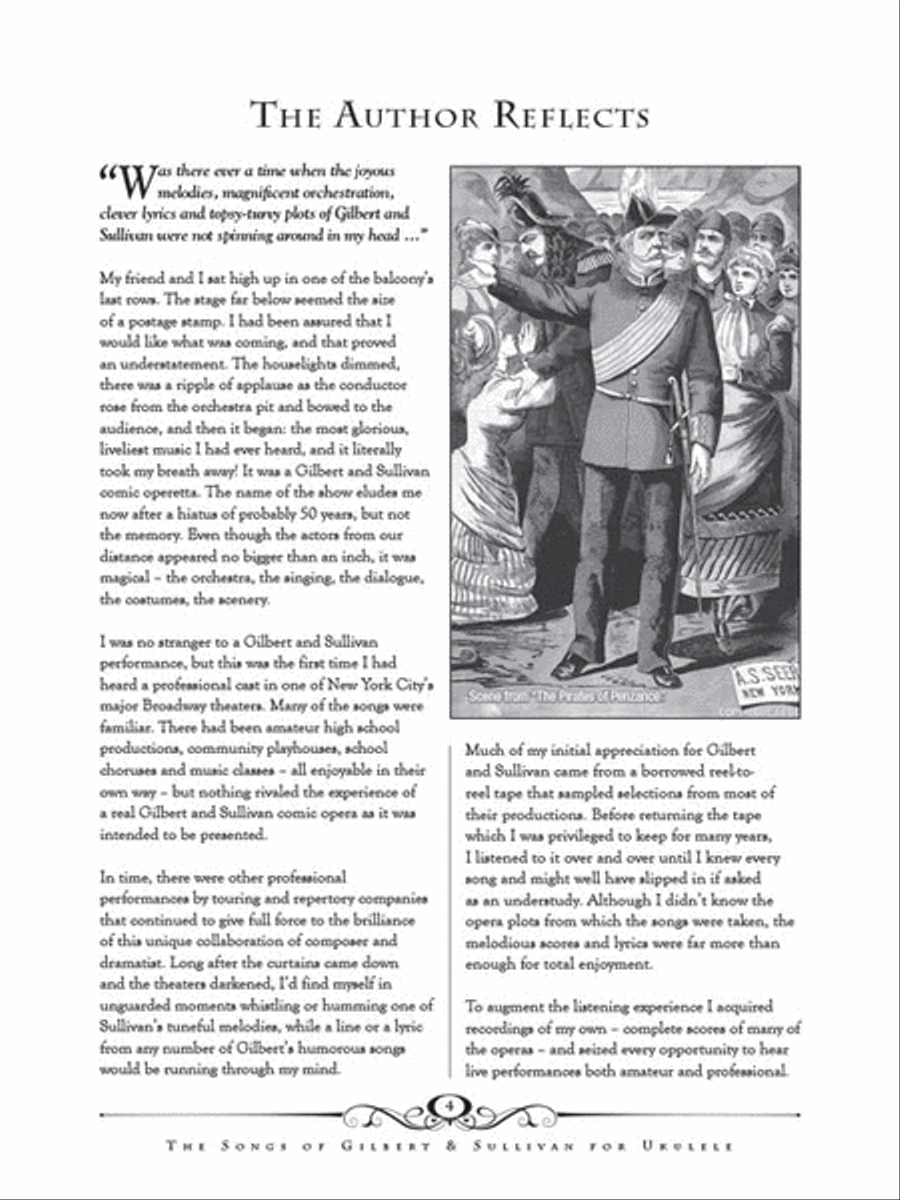 The Songs of Gilbert & Sullivan for Ukulele Ukulele scores gallery preview page 3