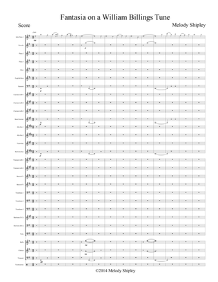 Fantasia on a William Billings Tune (Score)