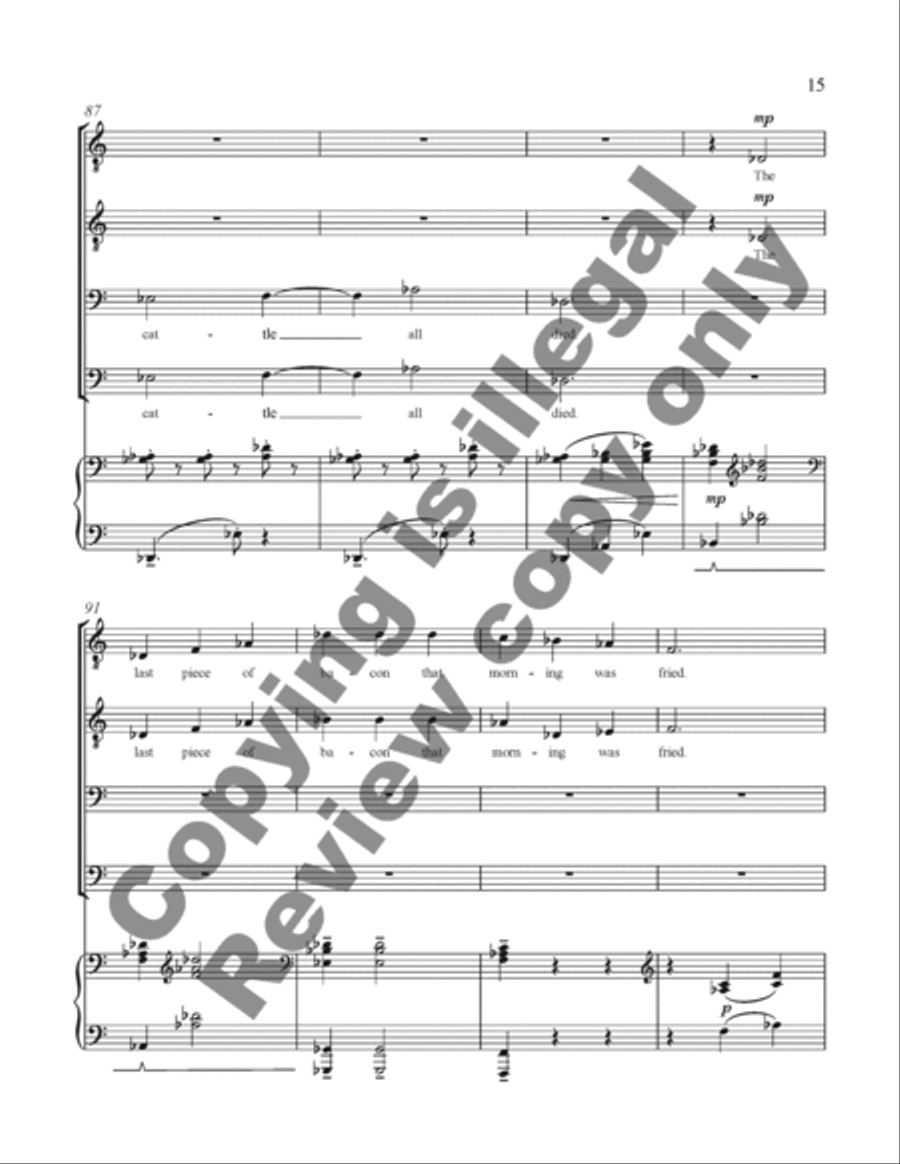Sweet Betsy TTBB scores gallery preview page 14