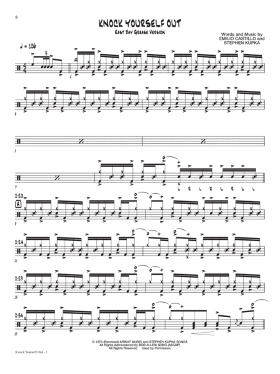 David Garibaldi -- Off the Record Percussion scores gallery preview page 5