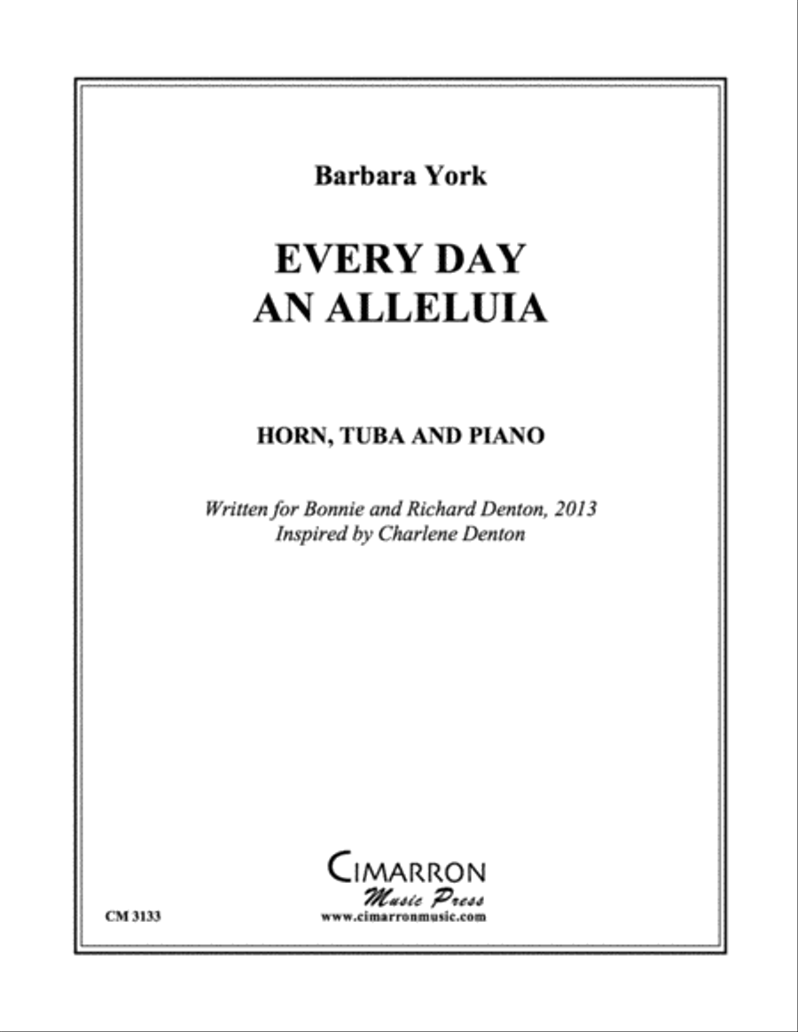 Every Day an Alleluia Horn scores gallery preview page 1