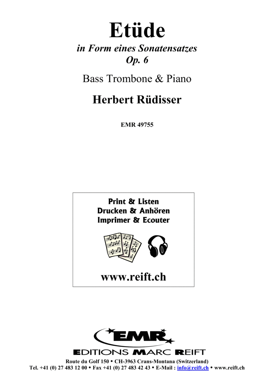 Etude Etude Trombone scores gallery preview page 1