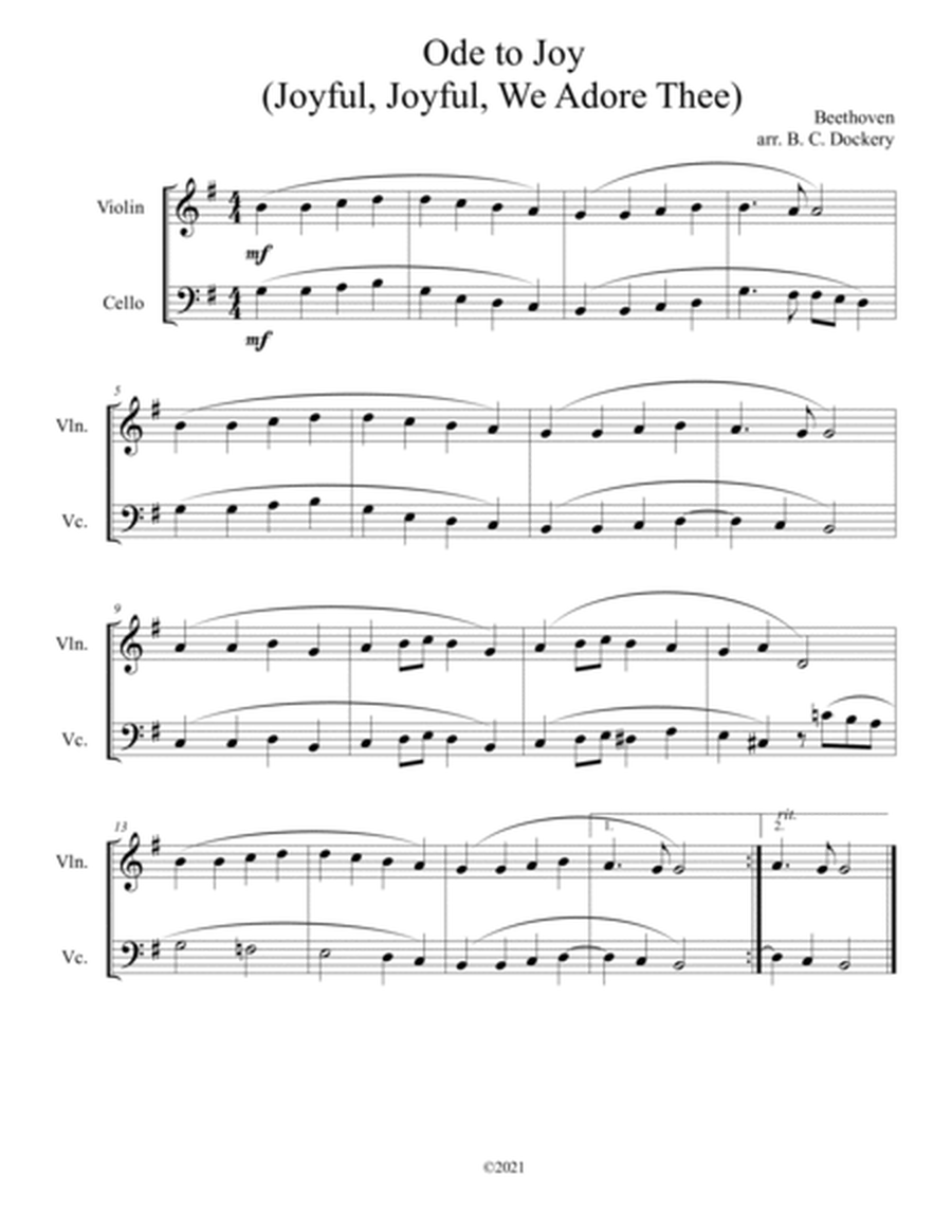20 Easter Hymn Duets for Violin & Cello: Vols. 1-2 image number null